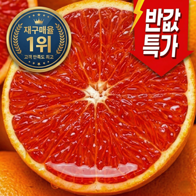 [반값특가] 꿀과즙팡팡 초고당도 카라카라 오렌지, 1박스, 5과