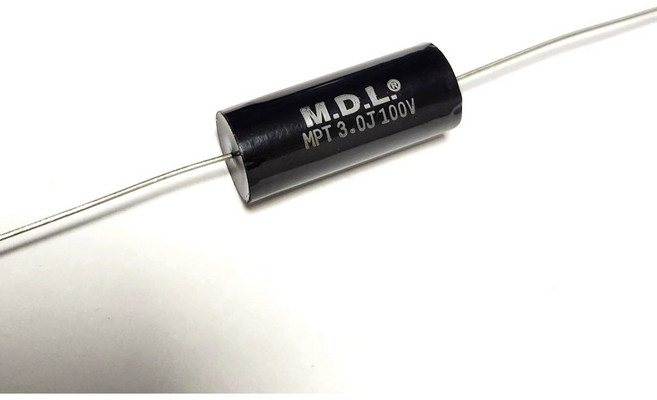 M.D.L. MPT 聚丙烯薄膜電容器 音響分音器專用, 3.0uF100V 13mm *31mm