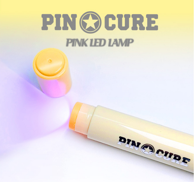 다이아미 젤램프 LED 핀큐어 옐로우 3W & 젤클렌저 & 화장솜, 1개