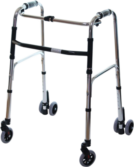 탑메디칼 노인 보행보조기 고급 회전 바퀴워커, 1개