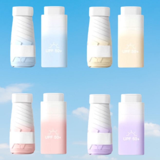 라이크위너 콤팩트한 파스텔 초경량 미니 5단 양우산 99% uv차단