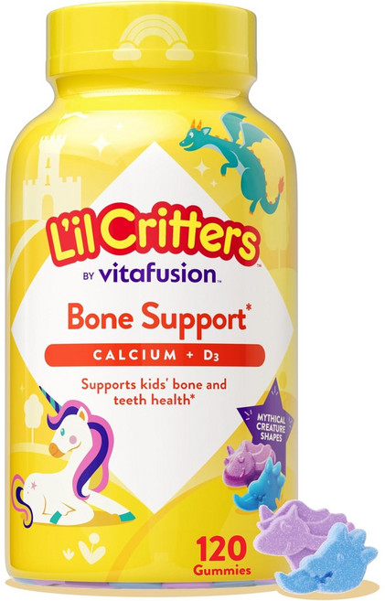 릴크리터스 본 서포트 칼슘+D3 구미 120정, 1개