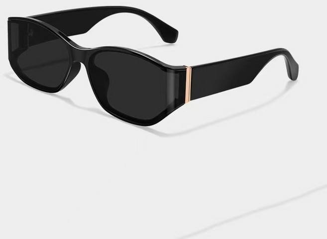 PASIJING 커플 선글라스 - 자외선차단 빈티지 캣아이 썬글라스 커브드 스크린 디자인