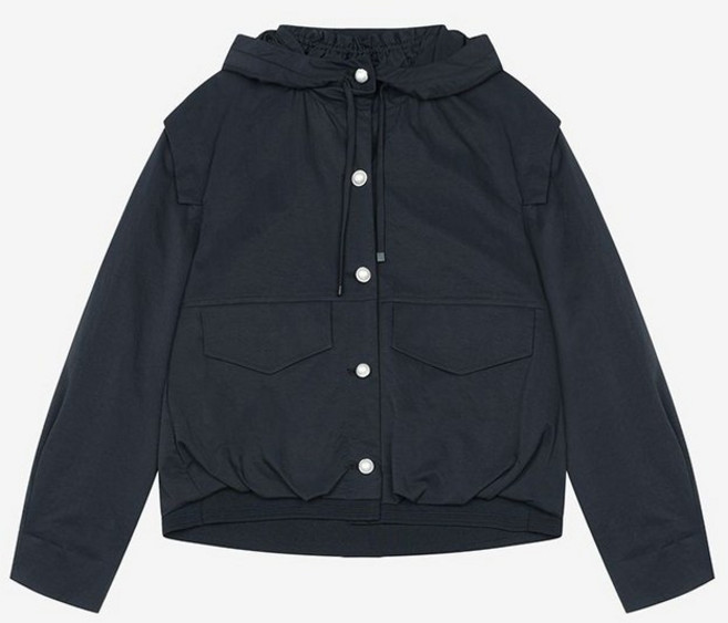 베스띠벨리 BESTI BELLI 니트배색 크롭 바람막이 BLMAI2185 489258