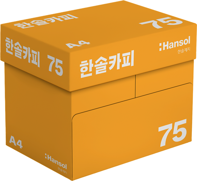 한솔제지 복사용지 75 g, A4 (210 x 297 mm), 1박스