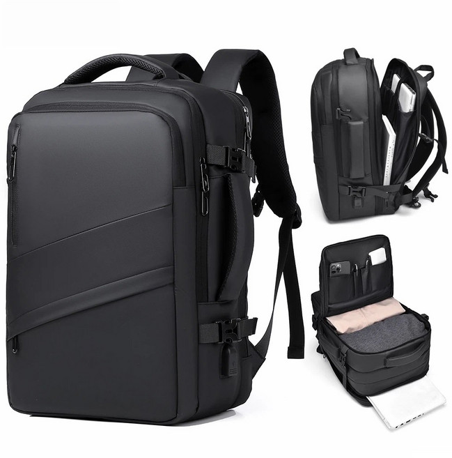융풍 백팩 대용량 백팩 출장용 확장형 여행용 출장용 노트북 백팩