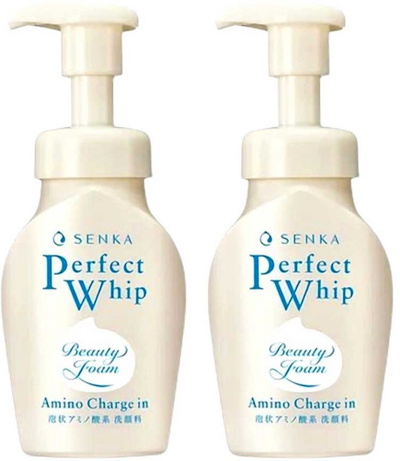 센카 퍼펙트 휩 뷰티 폼 아미노 차지 인 클렌징 폼, 2개, 150ml