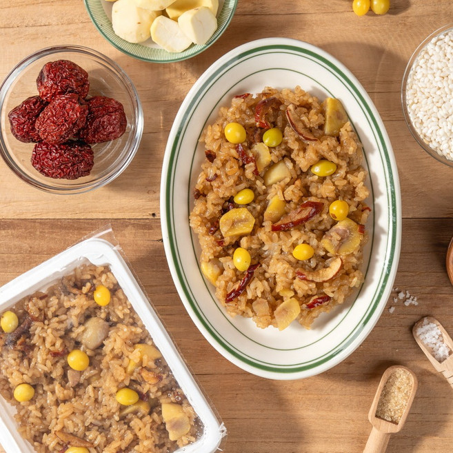 싸리재 약식 200g 식사대용 약밥 국산 찹쌀 밤 듬뿍, 5개