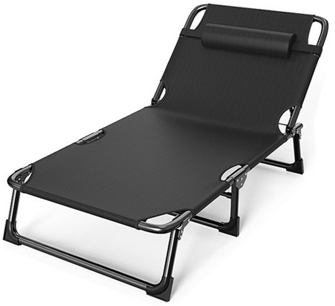 KALLUS 4단 각도 조절 사무실 간이 침대 1인용