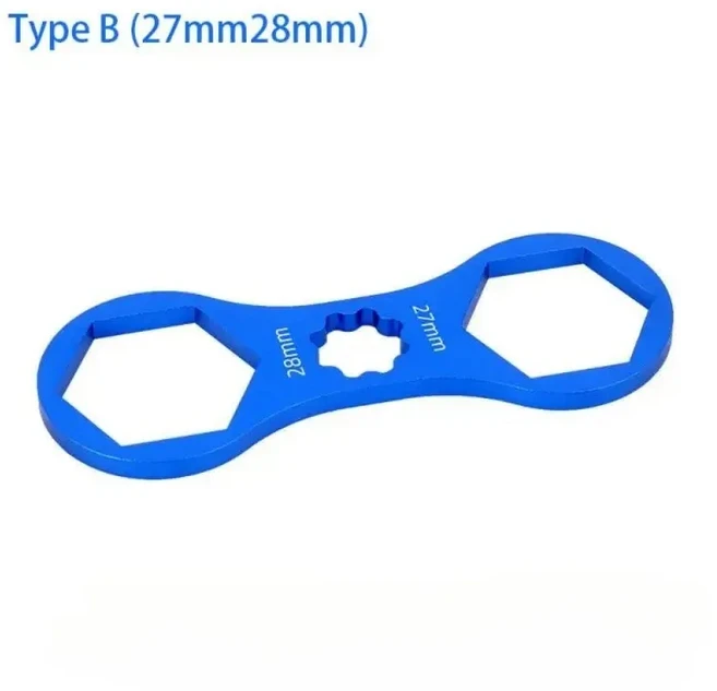 RISK 알루미늄 자전거 XCR SR 수리 도구 RST SUNTOUR 포크 MTB XCM 프론트 렌치 XCT 분해, Style B - Blue, 1개