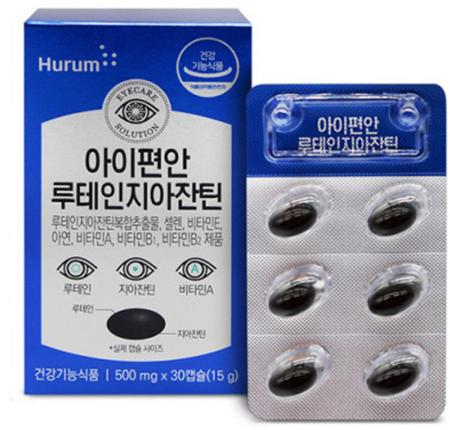 휴럼 아이편안 루테인지아잔틴, 30정, 10개