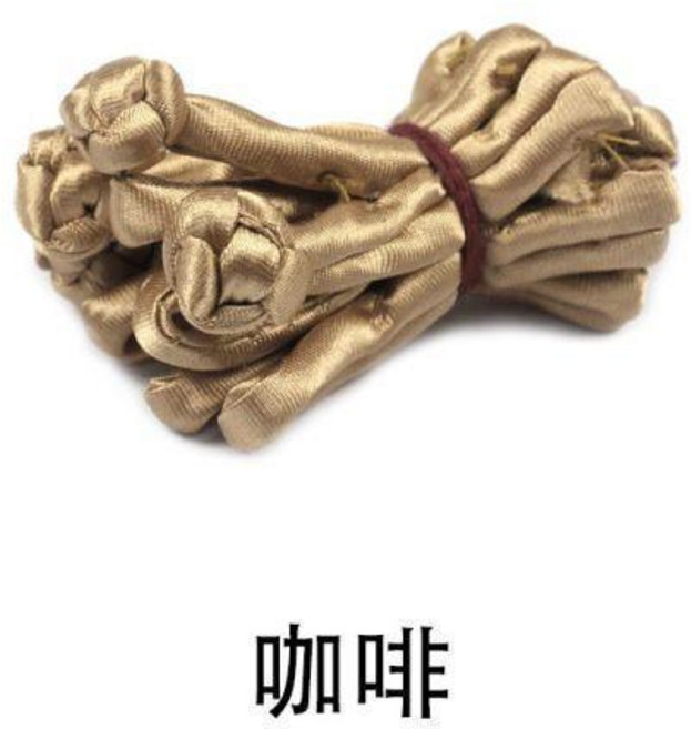 傳統服飾盤扣 釦子, 咖啡