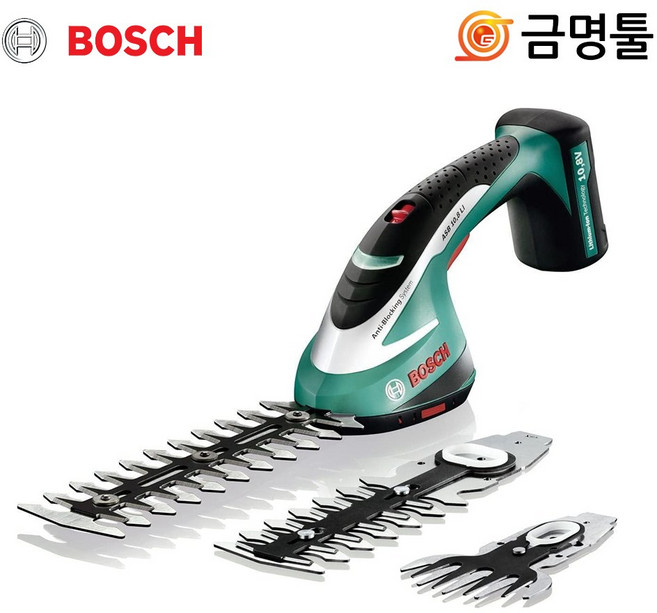 보쉬 ASB10.8V-LI set 충전잔디전정가위 3종날포함 케이스포함 전정기날 잔디가위날, 1개