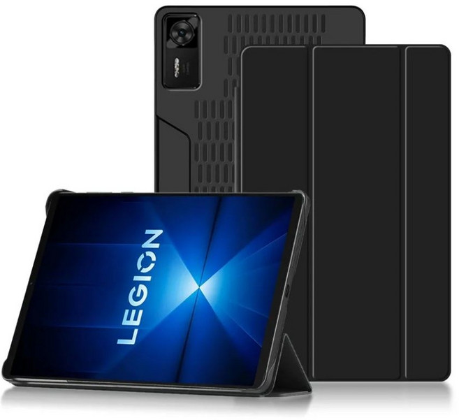 레노버 Y700 4세대 8.8 2025 호환 마그네틱 발열 방지 케이스 커버 케이스나라 Y704 리전, BLACK, 1개