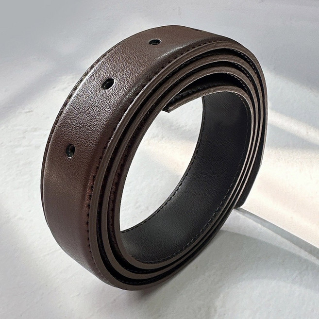 국산 플럼도트 천연소가죽 벨트끈 교체용 허리띠 1개