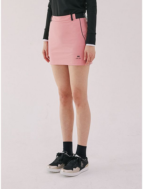 헤일리 헤일리골프 여성 H라인 배색 큐롯 스커트 HS-WS1001