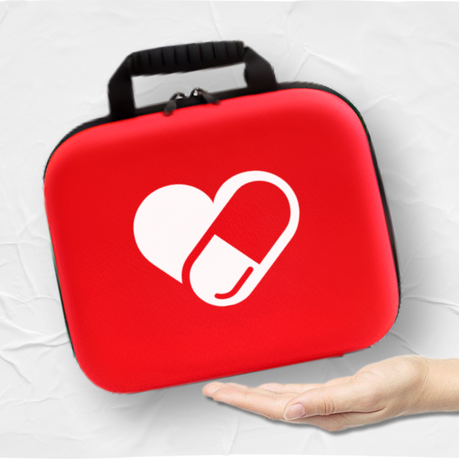 한스터프 구급약파우치 여행용구급함 휴대용 비상약통 응급약통, 1개, 구급약파우치(대형)