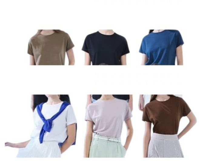 96ny 나인식스뉴욕 여리핏 코튼100 티블라우스 6종
