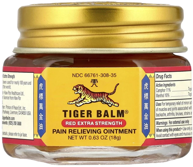 건강챙기세요 Tiger Balm 통증 완화 연고 18g(0.63oz) 백살까지오래오래, Tiger Balm 통증 완화 연고 18g063oz - 쿠팡