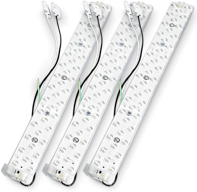 번개표 LED 모듈 리폼형 램프 조명 자석 30W 주광색 FPL 55W 대체용 3개입, 1세트