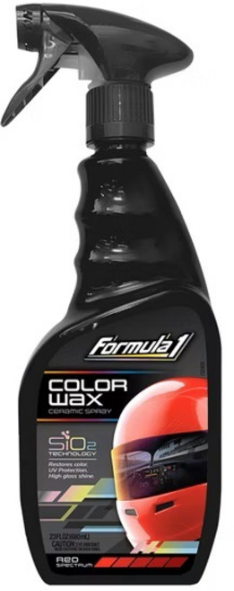 Formula1 SiO2陶瓷鍍膜噴蠟 680ml 陶瓷聚合物 瓷鏡面光澤 抗UV.酸雨.汙垢, 1個, 紅色