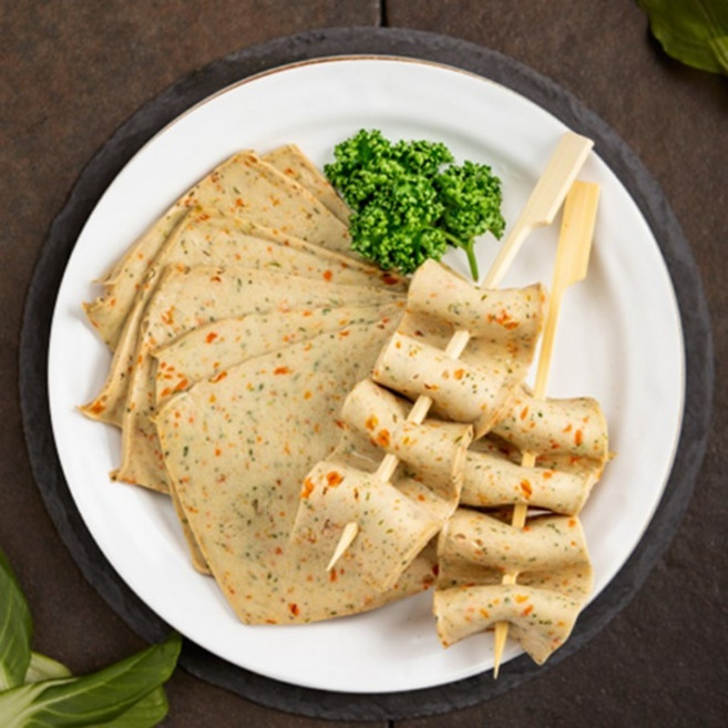 베지테리언 비건을 위한 채식 대체육 콩고기 비건오뎅슬라이스 250g x 2개