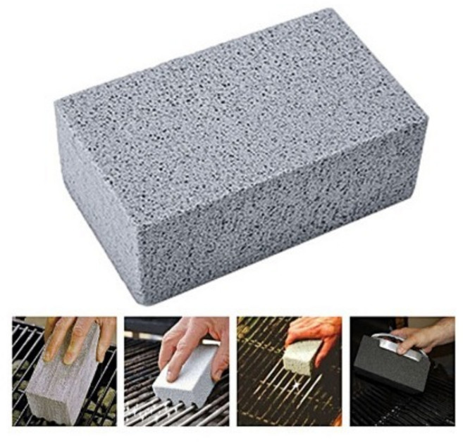 캠핑 그릴 세척 청소 스톤 블럭 바베큐 BBQ 그을음 찌든때 녹제거 스톤 수세미