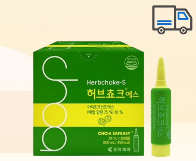 조아제약 허브쵸크에스 아티초크건조엑스 6000mg 20ml x 30앰플, 1개, 600ml
