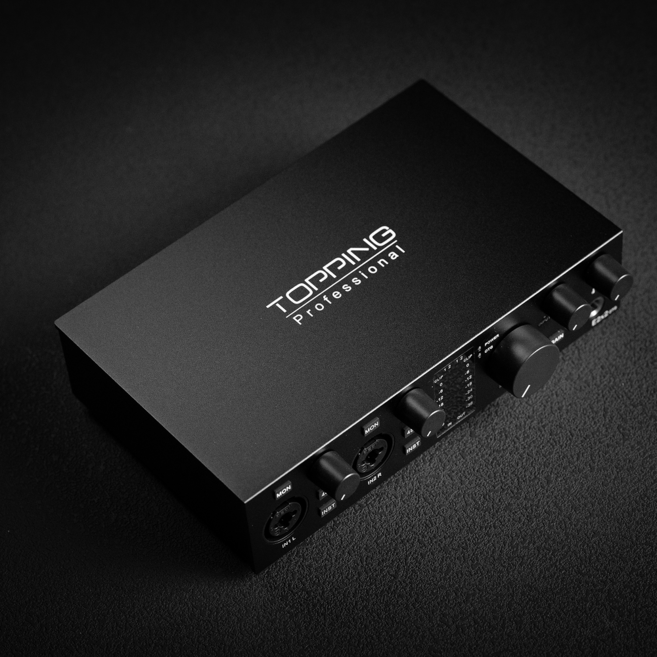 [음향감독 이숲 리뷰] TOPPING E2x2 OTG 토핑 프로 오디오 인터페이스 오인페 홈레코딩 정품, 블랙, SOOPIC