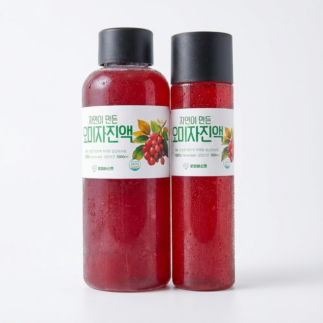 로컬바스켓 자연이 만든 수제 오미자진액, 1개, 500ml