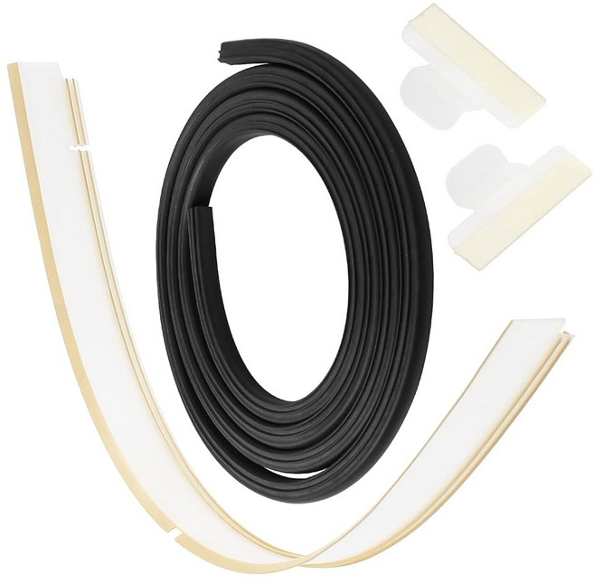 154827601 식기세척기 하단 도어 씰 콤보 키트 프리다이어 켄모어 시어스 및 일렉트로룩스 시리즈와 호환 154827601 하부 809006501 스플래시 쉴드 1547