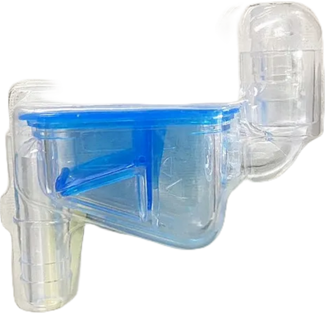 上允 雙隔式阻沼氣閥 透明盒 防小蟲 防止沼氣 冷氣排水器 排水管 防臭味 防止回流, 1個