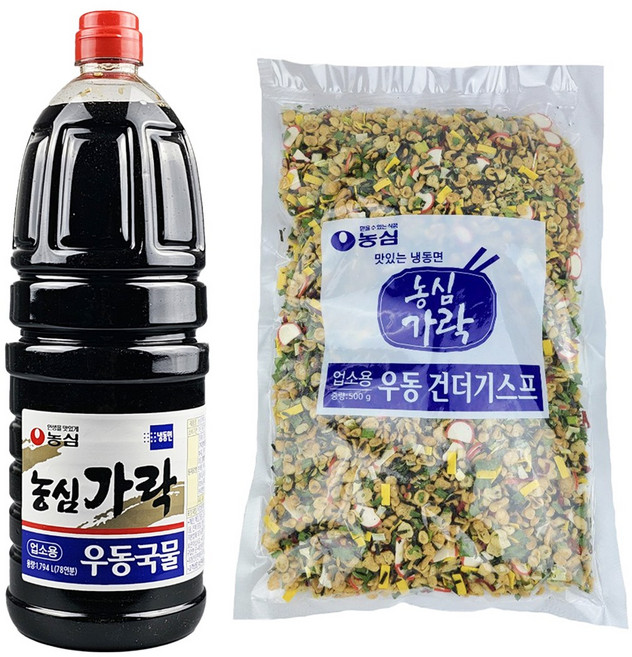 농심 가락우동(국물 1 794ml+건더기500g)1세트, 2.294kg, 1세트