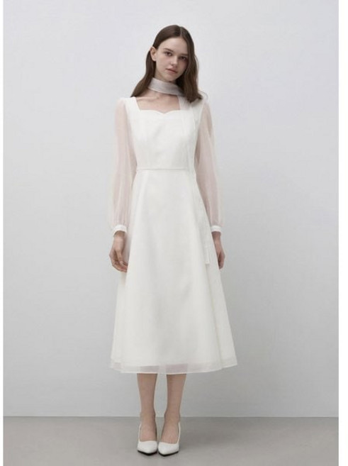 잇미샤 스퀘어넥 타이 원피스 (ITQ2YOP950) 3091325