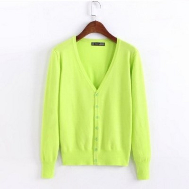 네모엔룩 여성용 팔레트 니트 가디건