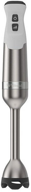 Vitamix 5단 스피드 이머전 블렌더 전문가 등급 핸드 625와트 모터 및 스테인리스 스틸 블레이드 스틸/화이트, White