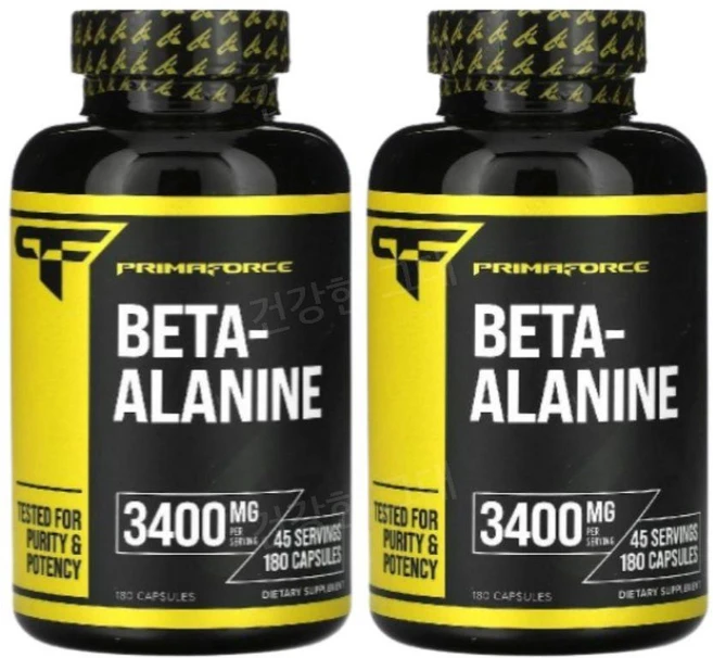 Primaforce 베타알라닌 3400mg Beta Alanine, 2개, 180정 - 쿠팡