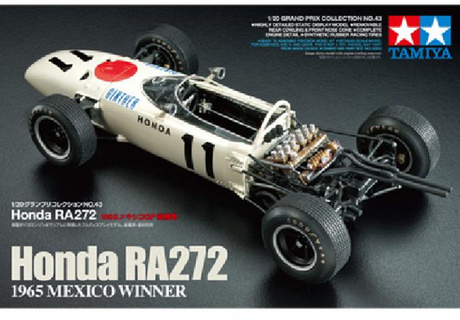 TAMIYA 타미야 20043 [1/20 혼다 F1 RA272], 단일, 1개