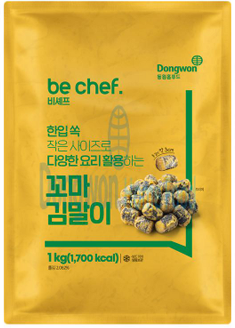 동원홈푸드 비셰프 꼬마김말이 1kg (약3cm) 김말이튀김, 1개
