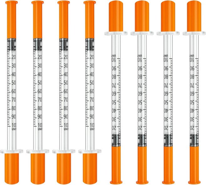 Jeringas 1mL 29G 12인치 12.7mm con Agujas para inyectar Empaque 개인 개별 포장 25팩, 1ml-31G 5/16", 25 Pack