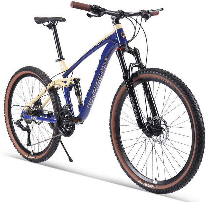 산악 자전거 MTB 입문용 중학생 고등학생 통학용 알루미늄합금 30단 26인치 27.5인치, 27.5인치 30단, 네이비 알루미늄 합금 프레임, 1개