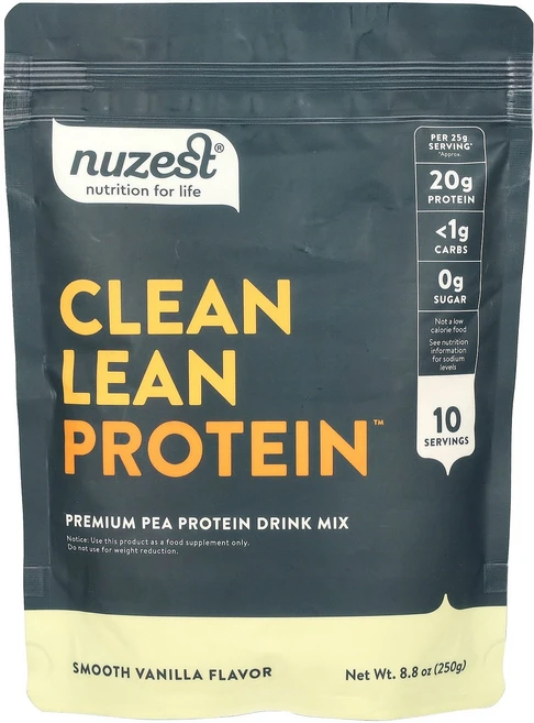 Nuzest Clean Lean Protein Smooth Vanilla 8.8 oz 250 g, 249 g, 250g, 1개 - 쿠팡