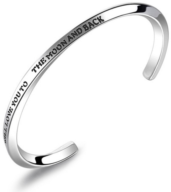 에르모사제이 맨즈 MW040 써지컬 스틸 기본 뱅글 남자 여자 커플 팔찌