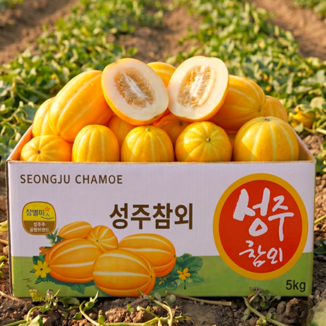 [딱3일초특가] 성주 꿀 참외 랜덤과, 1박스, 1kg