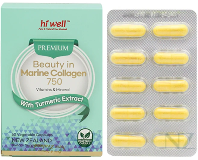 하이웰 프리미엄 뷰티 인 마린콜라겐 750 60베지캡슐, 1개, 60정 - 쿠팡