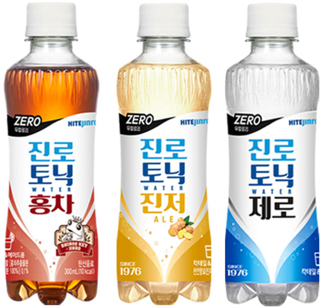 토닉워터 제로 홍차제로 진저에일제로 3종 각 8입 총 24입, 1세트, 300ml