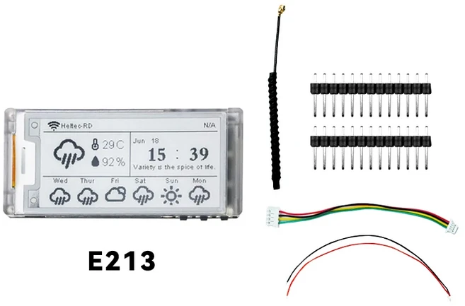 HT-M7603 LoRaWAN 게이트웨이 및 2.13/2.9 E-Ink 개발 보드 BLE WiFi 무선 벽걸이형 디스플레이 Arduino Me, 02 915MHz, 01 China Mainland, 02 E213
