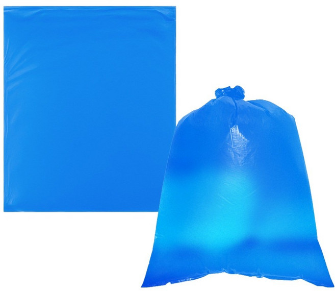 월드크린 분리수거 평판 비닐봉투 파랑, 20L, 100개