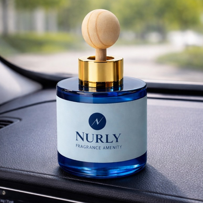 스페인 고급 원두향료 차량용 우드볼 커피디퓨저 100ml 대용량 실내용 악취제거, 아메리카노, 1개