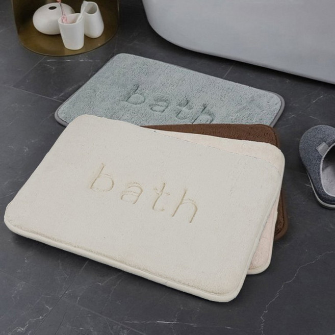 극세사 메모리폼 발매트 욕실 러그 화장실 깔개 주방 침대 40*60 40*120 소프트, 선택*발매트-소프트(대 민트)